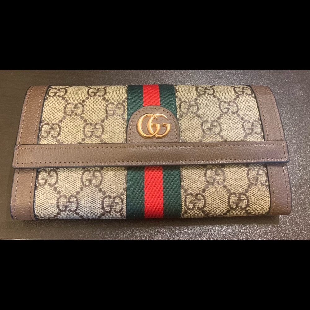 Beige Leather Wallet